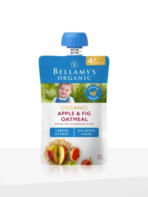 Apple & Fig Oatmeal – 120g (For Babies 4+ Months)